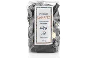 ‎FRANCK ET OLIVIER 500g Premium Lakritzmischung. Handverlesene Lakritz-Spezialitäten aus Skandinavien und Holland, süße und salzige Mischung. Als Geschenk oder zum selbst genießen