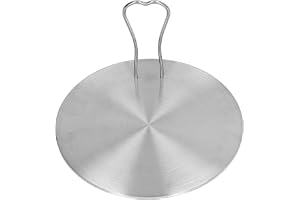 Värmdiffusorplatta Stainl Steel Induktion Plate Electrical Induction Cooker Diffuser A For Home Kitchen 18# 17.5cm / 6.9I i Jämnt och Performan Räckvidd för applicering: Stainl Steel (16#)
