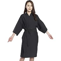 PERFEHAIR Salon-Kimono Umhang – Wasserabweisender Frisierumhang Für Kunden, Einheitsgröße, Blau