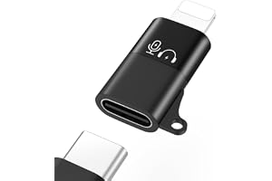 MoKo for DJI Mic Mini USB C to Lightning Audio Adapter for iPhone, 1 Pack