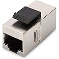 DIGITUS Keystone Coupling Cat 6 Shielded - 2x RJ45 jack - 250 MHz 1GBase-T Class E - Metal enclosure