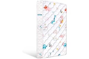 Ours à bulles Hochwertige Schaumstoff Matratze 60x120, Hochwertiger Weicher Mikrofaserstoff - Hypoallergen, 13 cm Starke Und Weiche Kindermatratze, Ungiftige Babymatratze Nach Öko-Tex Standard 100.