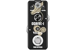 Vivlex Blues Overdrive Effektpedal Mini Analog Pedal for E Gitarre Bass True Bypass LEF-302A