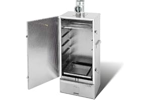 ‎SMOKI RÄUCHERTECHNIK Isolierter und geprägter Smoki Räucherofen: 85cm hoch - Nr. 8543