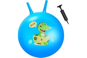 Blulu Palle Tramoggia da 60 cm Pallone Gonfiabile per Saltare Pallone Saltellante Palla Gigante Rimbalzante con Pompa Pallone Salto per Esercizi Interno Esterno Giochi Giardino