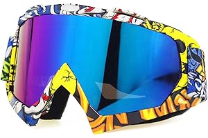 Yunobi Motocross Goggles - Motobike Riding Glasses Goggles Windproof Protective Glasses Motorbike Dirt Bike ATV for Adult and Youth