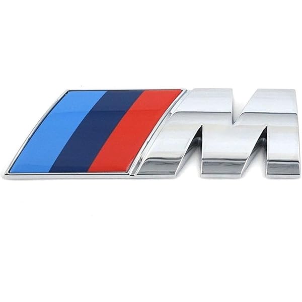 2x ORIGINAL BMW M Emblem Logo Kotflügel 45x15mm selbstklebend 