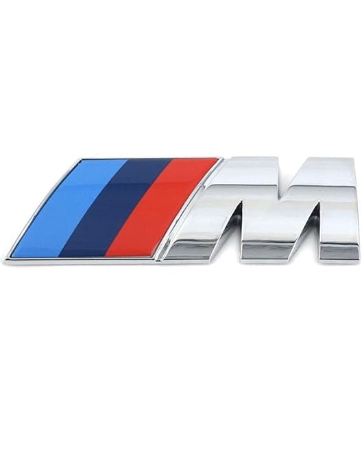 2x ORIGINAL BMW M Emblem Logo Kotflügel 45x15mm selbstklebend 