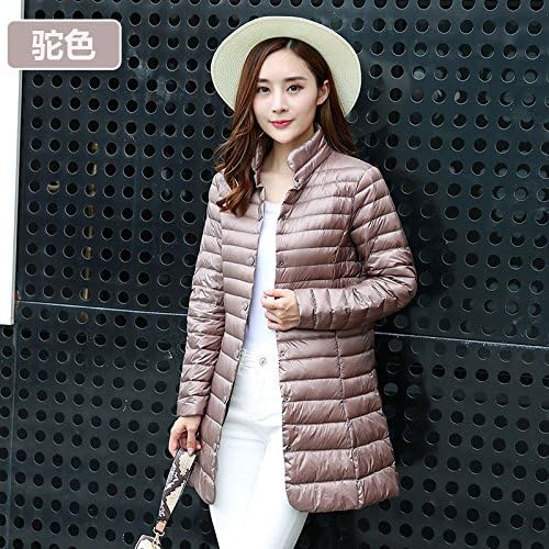 GK-In the long paragraph down jacket thin autumn and winter collar self-cultivation?Camel?XXXXL