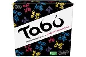 Hasbro Gaming Juego Tabú Clásico - Juego de Adivinar Palabras para Adolescentes y Adultos a Partir de 13 Años- Juego de Mesa para Fiestas de Amigos de 4 o más Jugadores