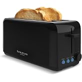 Taurus Amazing TO3000 1450W Toaster, 2 Extra Long and Extra Wide Slots, 6 Levels Toast, 3 Extra Functions, Self-Centering Sys