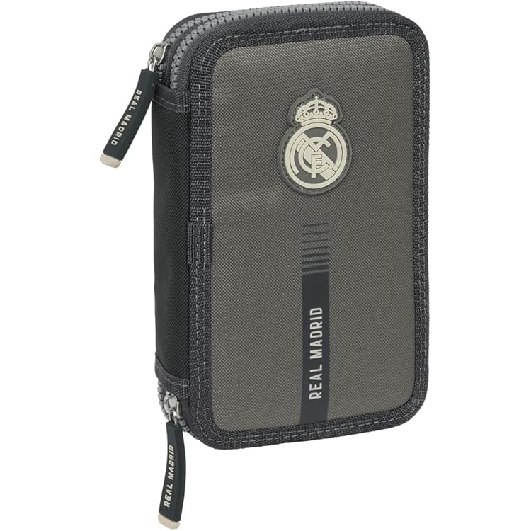 Safta REAL MADRID 1ª EQUIPACIÓN 24/25 - Cuaderno, Libreta Cuarto 80 hojas, Tapas Duras, 1Diseño, Ideal para Niños de Diferentes Edades, Cómodo y Versátil, 15.5xx22 cm, Color Blanco/gris