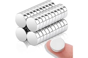 KEUKENKET 40Pcs Neodymium Disc Magnet Srong,10x3mm Small Rare Earth Magnets Round Magnets,Refrigerator Magnet for Whiteboard,Crafts Tool Storage