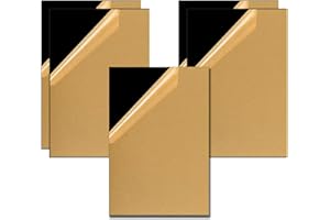 ZESABGE 5 Pièces Plaque Acrylique Noir,210 * 148 * 1.7mm Feuille Acrylique en Plexiglas,A5 Feuille de Plastique pour Peinture,Cadre Photo,Impression,etc