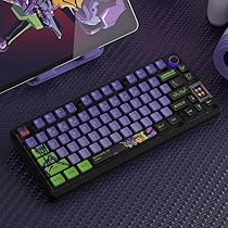 Keycaps Evangelion Traslucidi - Set 122 Tasti PBT+PC Profilo OEM