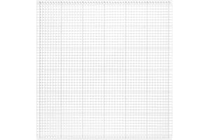 OTCRAFT 8.25x8.25inch Low Tack Sticky Mat with Grid for Stamping Stenciling Ink Blending Clear Photopolymer Craft Low Tacky Mat Stamp Mat and Fixed Stamp Blending DIY Projects Paper Card Scrapbooking