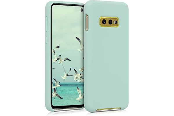 kwmobile Housse Compatible avec Samsung Galaxy S10e Coque - Housse de téléphone Protection Souple en TPU Silicone - Menthe Mat