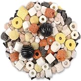 Nuyoah Ceramic Combcomb Aquarium 420g 12 Types Ceramic Rings 12 in 1 | Aquarium Filter Media Biological Filter for Aquariums