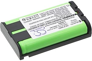 CAMERON SINO Rechargeable Battery 850mAh For Panasonic KX-TG5622, HHR-P104, P104A/1B, GP85AAALH3BXZ, HHR-P104A