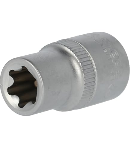 Embout Tournevis Fente KS Tools 30 Mm - Taille 7 Mm, Empreinte Hexagonale, Plaqué Nickel