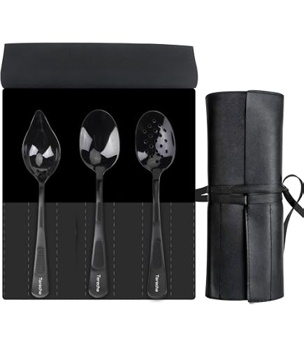 CREATIVECHEF 10-teiliges Plating Set – Professionelle Küchenwerkzeuge Aus Edelstahl, In Ledertasche