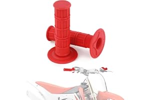 ANXIN 22MM 7/8" Universal Motorcycle Handlebar Grips Anti-slip Rubber Motocross Gel Handlebar End Grips - 2Pc