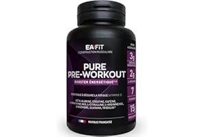 EAFIT Pure Pre-Workout - 330g - Saveur Fruits Rouges - Booster énergétique - Certifié Anti-Dopage