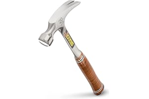 Estwing ESTE20S 20 Oz Rip Hammer With Leather Grip, Straight Claw, (Ounces)