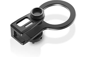 NEEWER Supporto SSD con Cold Shoe Rimovibile per SSD Portatili da 8-16mm di Spessore, Compatibile con MagSafe iPhone 16 15 Samsung T9 T7 T5 per SanDisk per Lexar Compatibile con SmallRig Cage, PA085