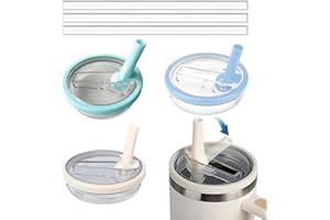 SHUOHONG 3 Piezas 40 OZ Tapas Vaso Tumbler Resistente a salpicaduras, Reutilizable, Sin Fugas Tapas de Vasos Tumbler, Salpicaduras para Vaso Transparente Recambio, Tapas a Prueba de Polvo