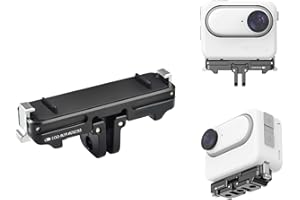 ZLiT Soporte de cámara para Insta360 Go3 GO3S, soporte magnético de liberación rápida para Insta360 GO3 para Insta360 GO 3S, accesorios de adaptador de montaje de cámara (negro)