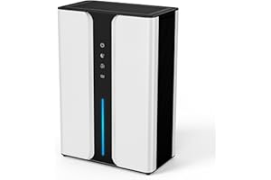 Luftentfeuchter Elektrisch, UZIMOO 3L Luftentfeuchter für Zuhause, Tragbarer Raumentfeuchter Extra leise, Automatisches Abtauen, 7 Farbiges Licht, Luftentfeuchter für Schlafzimmer, Badezimmer