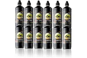 Farmlight Olio per Lampade 12x1L – Cera Liquida – Senza Fumo & Inodore – per Lampade a Olio, Torce da Giardino & Lanterne – con Tappo di Sicurezza