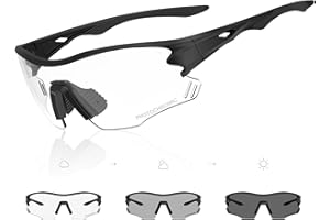 X-TIGER Gafas Ciclismo Fotocromáticas Mujeres Hombres Hechas con TR90 para Gafas Deportivas Ideal para MTB, Running y Todas Tus Actividades al Aire Libre