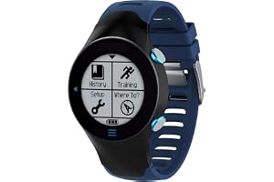 Shieranlee Silikonklockarmband kompatibel med Garmin Forerunner610, träningsspårare ersättningsband armbandsset med lås