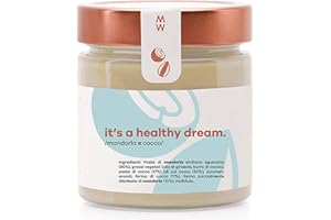 PharmaPower It’s a Healthy Dream Crema Spalmabile al Cocco e Mandorla, Senza Glutine e Senza Lattosio, Vegana, 200 g