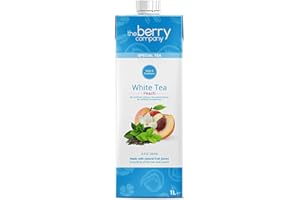 THE BERRY COMPANY Berry Company | White Tea & Peach Juice Drink | 6 X 1L