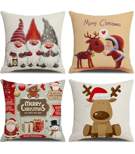 Housse De Coussin En Toile De Coton Imprimée - Beige/carte Postale - Home All | H&M FR