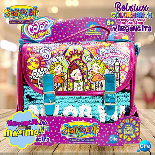 Virgencita CMM BOLSIUX COLOREANTE Super Super Brillante Briefcase VIRGENCITASCMM  Bolso Mediano  MALETÍN