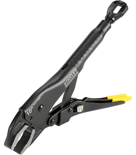 thumbnail image 2 of AB Tools AT074 10" Curved Jaw Locking Pliers – Adjustable Vice Grip, 6-Riveted Design, 250mm 2 of 5