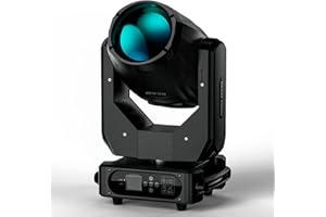 WZYBUTA Cabeza Movil 280W 10R DMX512 Luces para Escenario RGBW Luces de Fiesta 17Gobos 15 Colores para Discoteca Boda DJ Party Navideña Iluminación