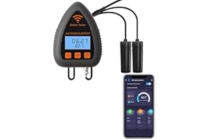 YIYEGO pH Messgerät con wifi, 5 in 1 pH-EC-Monitor für Hydroponik, EC TDS pH Wert Messgerät mit Datalogging für Gartenarbeit, Deep Water Culture, Indoor-Garten