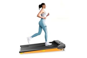UREVO Tapis Roulant Elettrico Inclinabile Con Smorzamento a 6 punti，Tapirulan Salvaspazio Con LED Dispaly & Telecommando, Walking Pad Pieghevole con Pendenza 9% per Camminare e correre