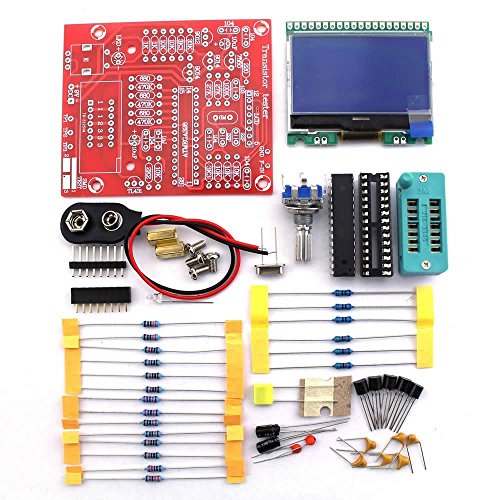 KKmoon M328 Multifunktions Transistor Tester Widerstand Diodenkapazität Transistor Frequenzmessung Signalgenerator