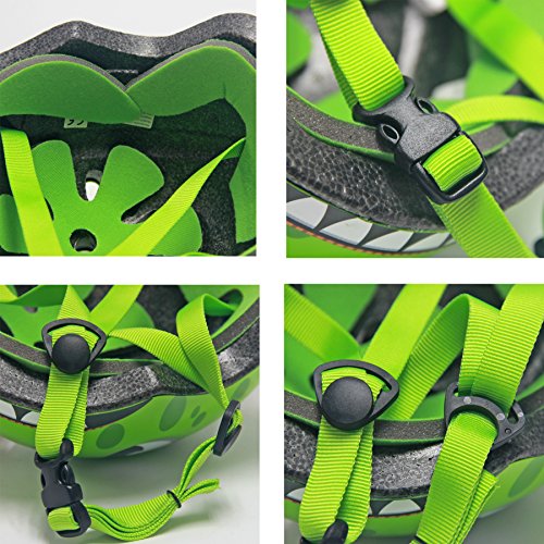 Wisamic Zoo-Serie Kinder Helm Fahrradhelm für Outdoor-Sport Radfahren Skating Scooter - 7