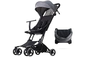 Silla de Paseo ligera,Reclinable,Carro Bebe desde 6 meses hasta 4 años (22kg) BEBE2LUXE PIKO (gris)