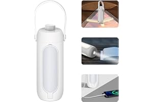 AIBISTAR Lanterna da Campeggio, 4 Colori di Luci, 10000mAh Luci di Emergenza per Mancanza di Corrent, Può Essere Piegato e Appeso, IPX5 è Impermeabile, Adatto per il campeggio, l'escursionismo, i blackout