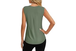 Dawnrole Top Deportivo sin Mangas para Mujer Tennis Fitness Shirt Top Deportivo de Yoga Ligero para Mujer