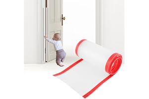 FADERR Protezione per Cerniera per Porta del Bambino, Anti-Pizzico a Prova di Dito, Anti-Pizzico su Entrambi i Lati, Protezione per Le Dita traslucida per la Sicurezza dei Bambini previene lesioni