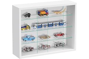 VDD Vitrina de pared colgante sobre pie – Puertas correderas – 50 x 40 x 13 cm